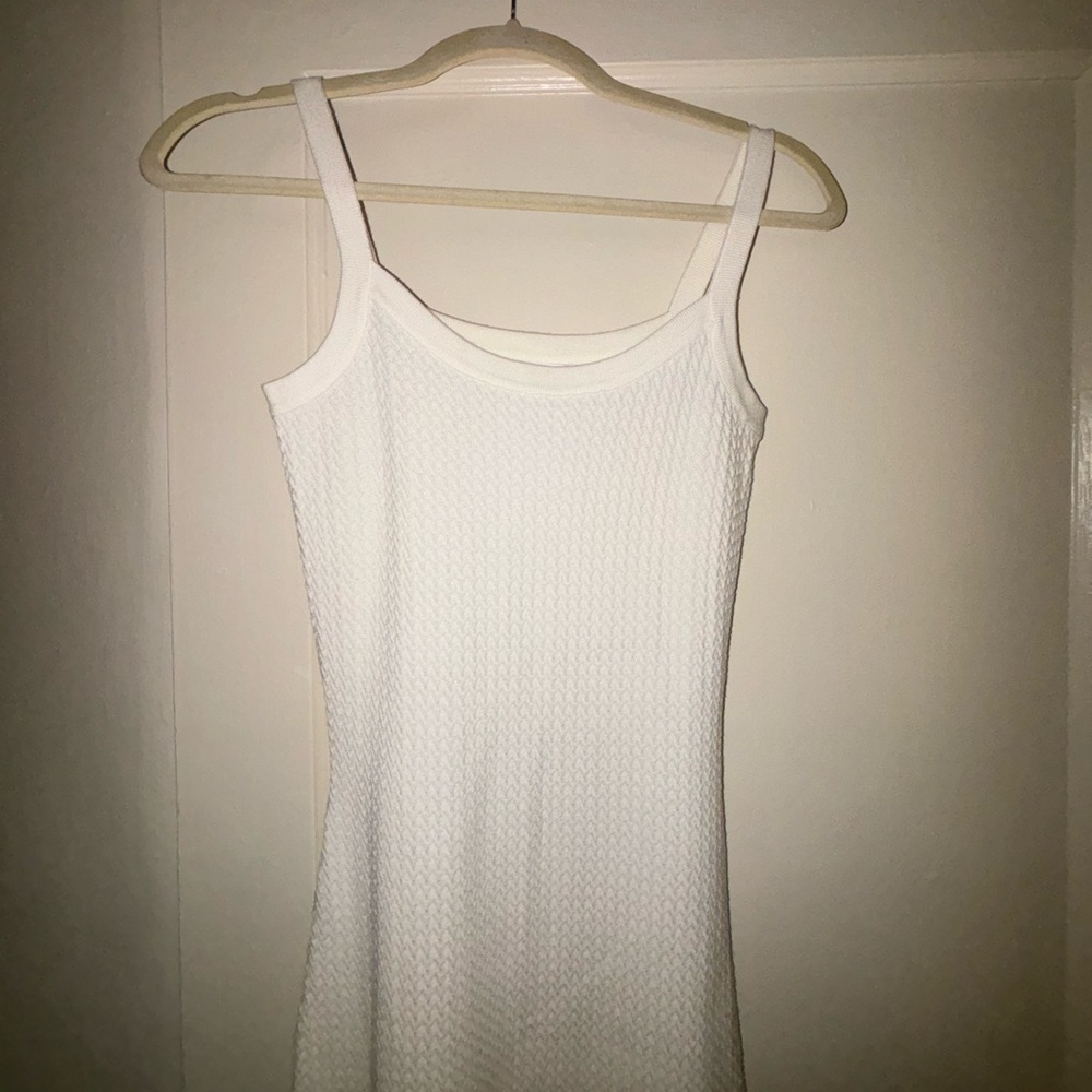 White maxi summer dress